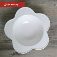 Hot selling melamine New design ice cream durable flower shape plastic bowls