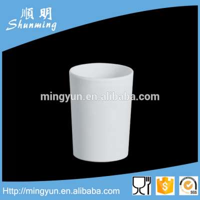 Custom plain white coffee melamine mug with handle