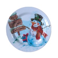 Wholesale melamine pigeon shaped dinner plates cheap white dinner plates for restaurant melamine dinner dishes