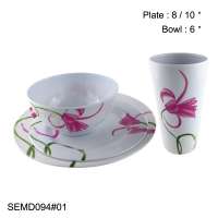 SEBEST Factory  Melamine Dinner Set And  Tableware Set With LFGB Certification High Quality Melamine Plate